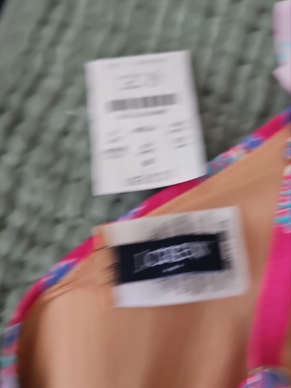 J. Crew Hot Pink Printed High-Waist Bikini Set - Picture 9 of 9